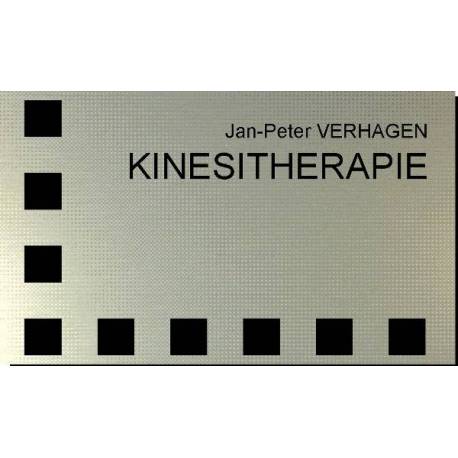 RVS look Praktijk Naambord kinesitherapie