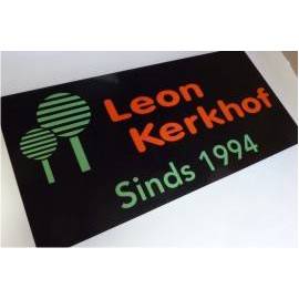 Bedrijfsnaambord logo leonkerkhof