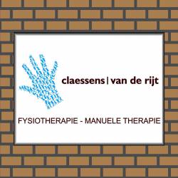 Bedrijfsnaambordje logo fysiotherapie praktijk