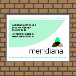 Bedrijfsnaambord logo Meridiana