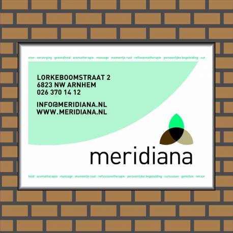 Bedrijfsnaambord logo Meridiana
