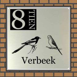 Naamplaat Dieren 17 Vogels