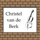 RVS look naambord voordeur instrument 3