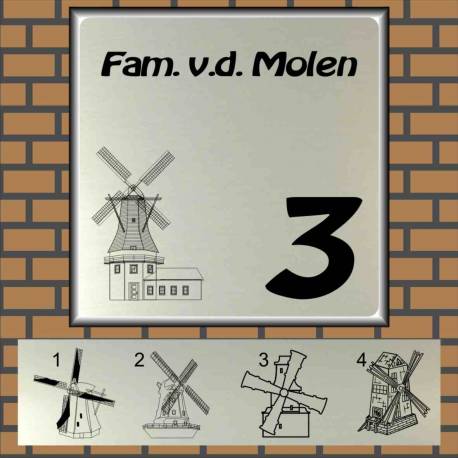 Molen naambordje