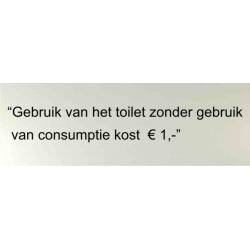 toilet 1 euro
