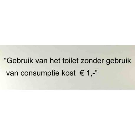 toilet 1 euro