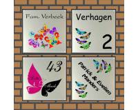 Naamborden Vlinders